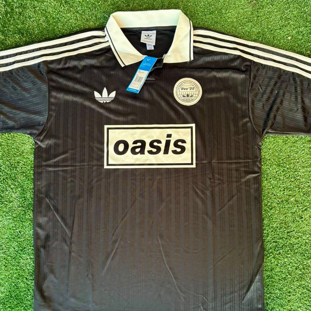 Oasis Black Tour Tshirt. Live 25 - Adidas Originals - Fan Shirt. New With Tags